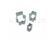 Kitchen Craft 'Sweetly Does It' Stainless Steel Bear Fondant Cutters (set of 3)
